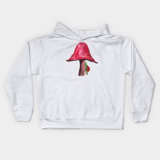 Mushroom and snail Kids Hoodie